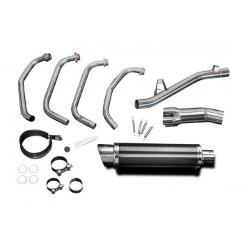 Delkevic volledig systeem Round Carbon 350mm zonder e-keur - GSF1200 BANDIT (1995-2007)