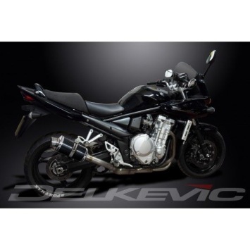 Delkevic volledig systeem Oval Carbon 225mm zonder e-keur - GSF1250 BANDIT (2007-2014)