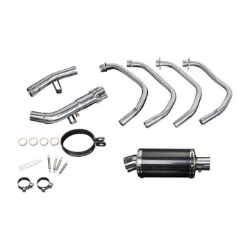 Delkevic volledig systeem Oval Carbon 225mm zonder e-keur - GSF1250 BANDIT (2007-2014)