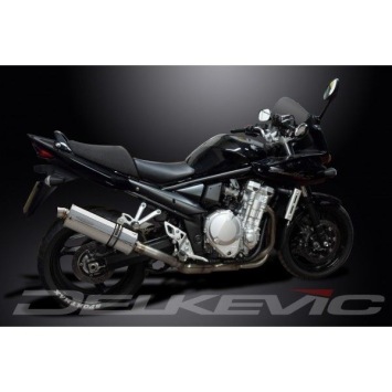 Delkevic volledig systeem Oval RVS 350mm zonder e-keur - GSF1250 BANDIT (2007-2014)