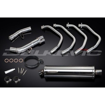 Delkevic volledig systeem Oval RVS 450mm zonder e-keur - GSF1250 BANDIT (2007-2014)