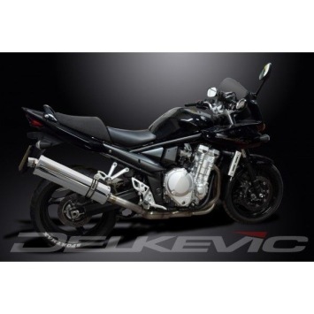 Delkevic volledig systeem Oval RVS 450mm zonder e-keur - GSF1250 BANDIT (2007-2014)