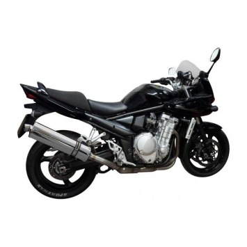 Delkevic volledig systeem Oval RVS 450mm zonder e-keur - GSF1250 BANDIT (2007-2014)
