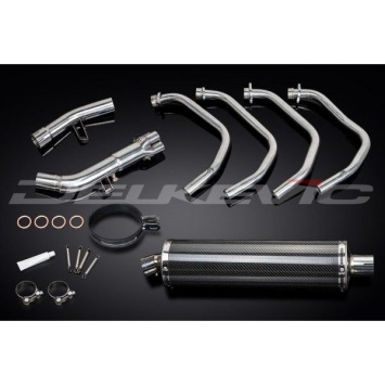 Delkevic volledig systeem Oval Carbon 450mm zonder e-keur - GSF1250 BANDIT (2007-2014)