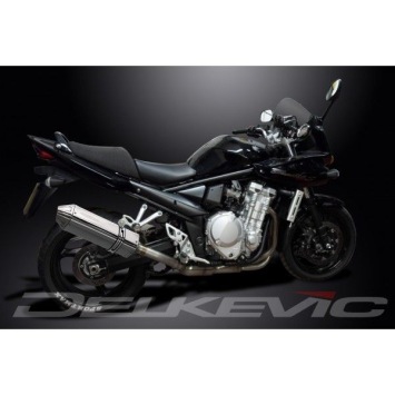 Delkevic volledig systeem Tri-Oval RVS 320mm zonder e-keur - GSF1250 BANDIT (2007-2014)