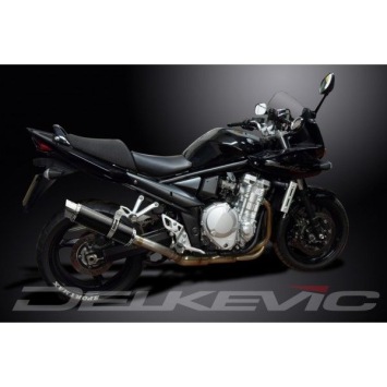 Delkevic volledig systeem Round Carbon 350mm zonder e-keur - GSF1250 BANDIT (2007-2014)