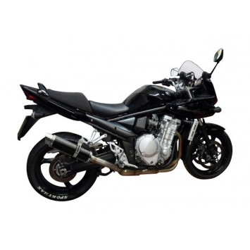 Delkevic volledig systeem Round Carbon 350mm zonder e-keur - GSF1250 BANDIT (2007-2014)