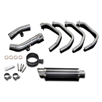 Delkevic volledig systeem Round Carbon 350mm zonder e-keur - GSF1250 BANDIT (2007-2014)