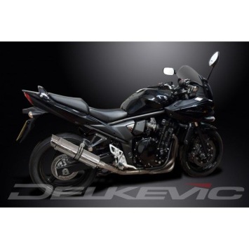 Delkevic volledig systeem Round RVS 350mm zonder e-keur - GSF1250 BANDIT (2007-2014)