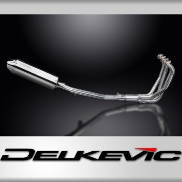 Delkevic volledig systeem Tri-Oval RVS 320mm zonder e-keur - GSF600 BANDIT (1995-2005)