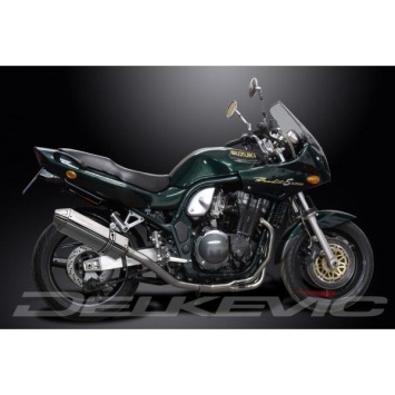 Delkevic volledig systeem Tri-Oval RVS 320mm zonder e-keur - GSF600 BANDIT (1995-2005)