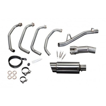 Delkevic volledig systeem Round RVS 200mm zonder e-keur - GSF650 BANDIT (2005-2007)