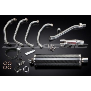 Delkevic volledig systeem Oval Carbon 450mm zonder e-keur - GSF650 BANDIT (2005-2007)