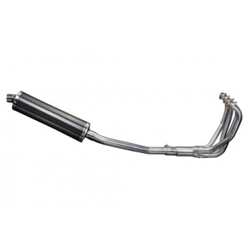 Delkevic volledig systeem Oval Carbon 450mm zonder e-keur - GSF650 BANDIT (2005-2007)