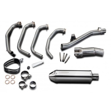 Delkevic volledig systeem Tri-Oval RVS 320mm zonder e-keur - GSF650 BANDIT (2005-2007)