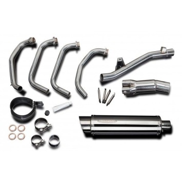 Delkevic volledig systeem Round RVS 350mm zonder e-keur - GSF650 BANDIT (2005-2007)