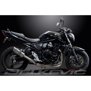 Delkevic volledig systeem Round RVS 200mm zonder e-keur - GSF650 BANDIT (2007-2014)