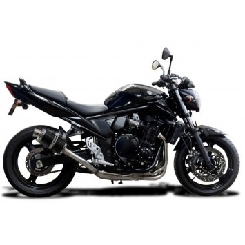 Delkevic volledig systeem Oval Carbon 225mm zonder e-keur - GSF650 BANDIT (2007-2014)