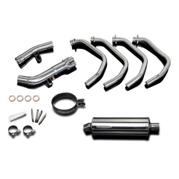 Delkevic volledig systeem Oval RVS 350mm zonder e-keur - GSF650 BANDIT (2007-2014)