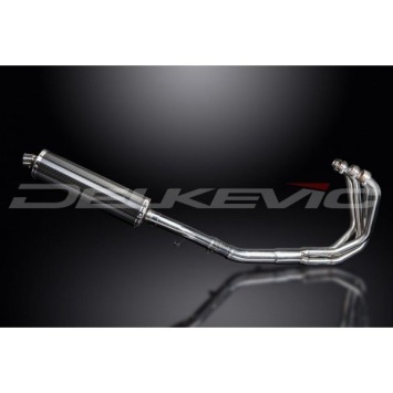 Delkevic volledig systeem Oval Carbon 450mm zonder e-keur - GSF650 BANDIT (2007-2014)