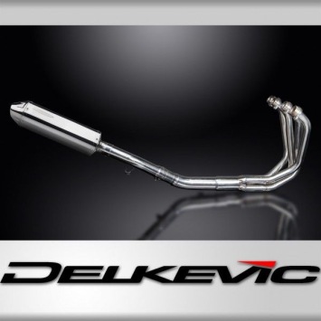 Delkevic volledig systeem Tri-Oval RVS 320mm zonder e-keur - GSF650 BANDIT (2007-2014)