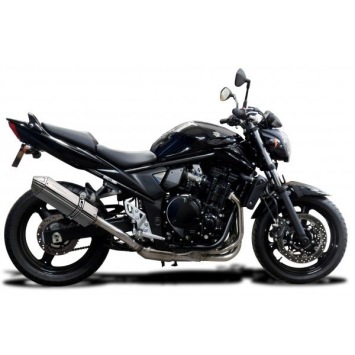 Delkevic volledig systeem Tri-Oval RVS 320mm zonder e-keur - GSF650 BANDIT (2007-2014)