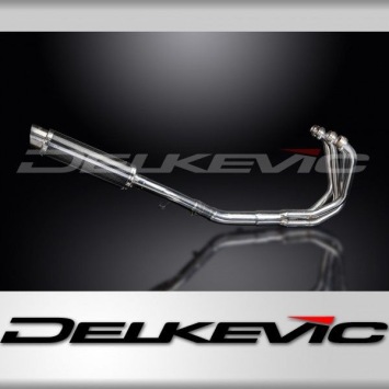 Delkevic volledig systeem Round Carbon 350mm zonder e-keur - GSF650 BANDIT (2007-2014)