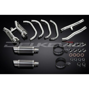 Delkevic volledig systeem Round Carbon 200mm zonder e-keur - GSX1400 (2001-2004)