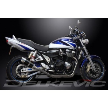 Delkevic volledig systeem Round Carbon 200mm zonder e-keur - GSX1400 (2001-2004)