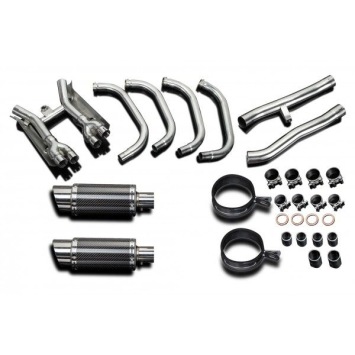 Delkevic volledig systeem Round Carbon 200mm zonder e-keur - GSX1400 (2001-2004)