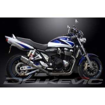 Delkevic volledig systeem Round RVS 200mm zonder e-keur - GSX1400 (2001-2004)