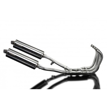 Delkevic volledig systeem Oval RVS 450mm zonder e-keur - GSX1400 (2001-2004)