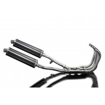 Delkevic volledig systeem Oval Carbon 450mm zonder e-keur - GSX1400 (2001-2004)