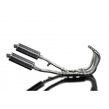 Delkevic volledig systeem Oval Carbon 350mm zonder e-keur - GSX1400 (2001-2004)