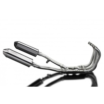 Delkevic volledig systeem Tri-Oval RVS 320mm zonder e-keur - GSX1400 (2001-2004)