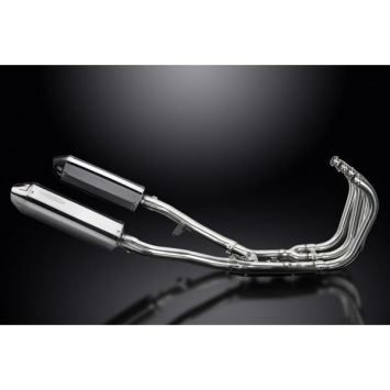 Delkevic volledig systeem Tri-Oval RVS 320mm zonder e-keur - GSX1400 (2001-2004)