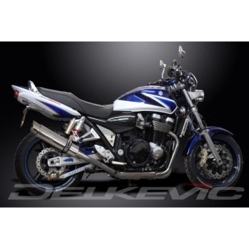 Delkevic volledig systeem Round RVS 350mm zonder e-keur - GSX1400 (2001-2004)