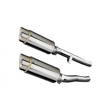 Delkevic slip-on kit Round RVS 200mm zonder e-keur - GSX1400 K2-K4 (2001-2004)