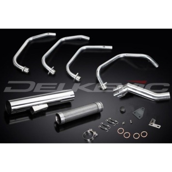 Delkevic volledig systeem Short Straight RVS 350mm zonder e-keur - GS1000 S/E (1978-1980)