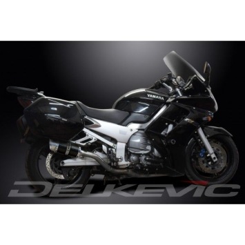 Delkevic slip-on kit Round Carbon 200mm zonder e-keur - FJR1300 (2000-2005)