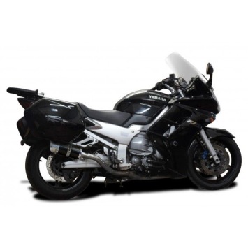 Delkevic slip-on kit Round Carbon 200mm zonder e-keur - FJR1300 (2000-2005)