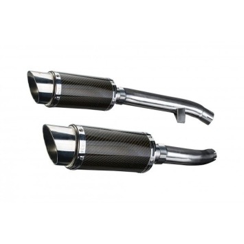 Delkevic slip-on kit Round Carbon 200mm zonder e-keur - FJR1300 (2000-2005)