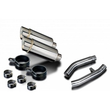 Delkevic slip-on kit Round RVS 200mm zonder e-keur - FJR1300 (2000-2005)