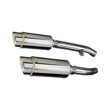 Delkevic slip-on kit Round RVS 200mm zonder e-keur - FJR1300 (2000-2005)