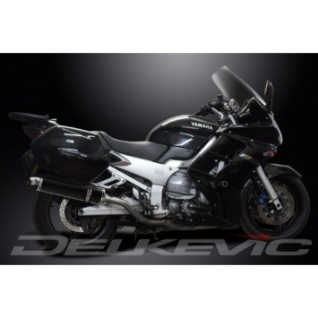 Delkevic slip-on kit Oval Carbon 450mm zonder e-keur - FJR1300 (2000-2005)