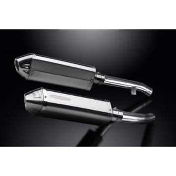 Delkevic slip-on kit Tri-Oval RVS 320mm zonder e-keur - FJR1300 (2000-2005)