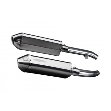 Delkevic slip-on kit Tri-Oval RVS 320mm zonder e-keur - FJR1300 (2000-2005)