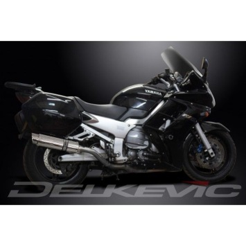 Delkevic slip-on kit Round RVS 350mm zonder e-keur - FJR1300 (2000-2005)