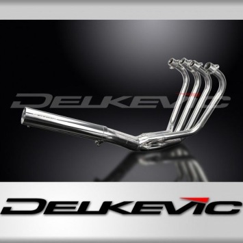 Delkevic volledig systeem Short Straight RVS 350mm zonder e-keur - GS1100G (1982-1984)