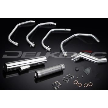 Delkevic volledig systeem Short Straight RVS 350mm zonder e-keur - GS1100G (1982-1984)